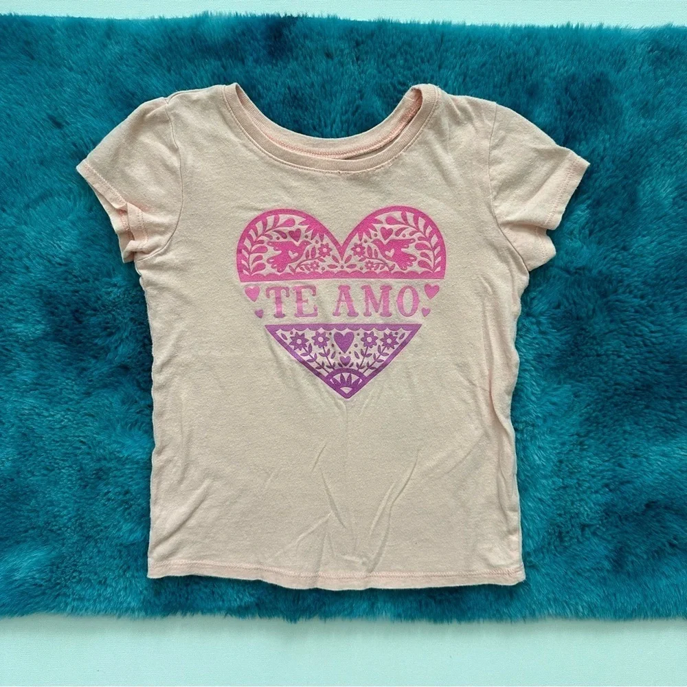 The Children’s Place Toddler Girl Short Sleeve Graphic Tee Size 5T